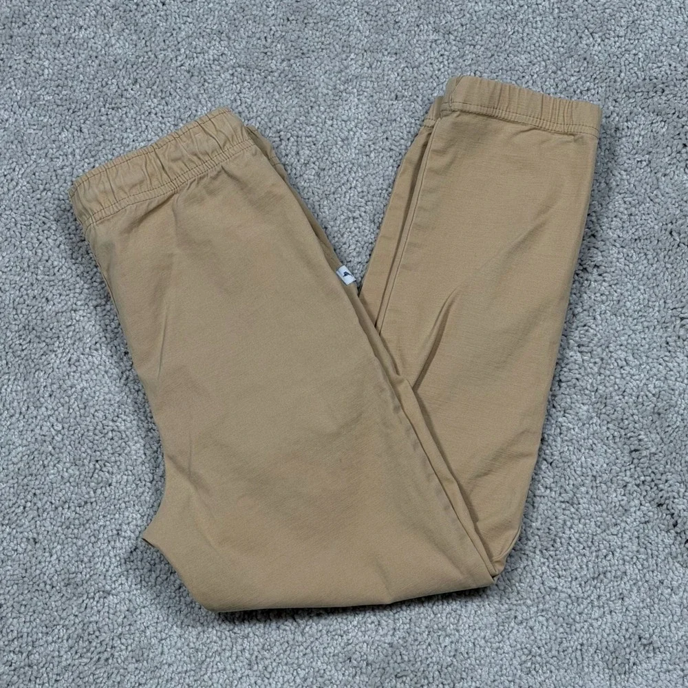 Tommy Bahama Boys Khaki Tan Elastic Waist Jogger Pants Size M 7/8